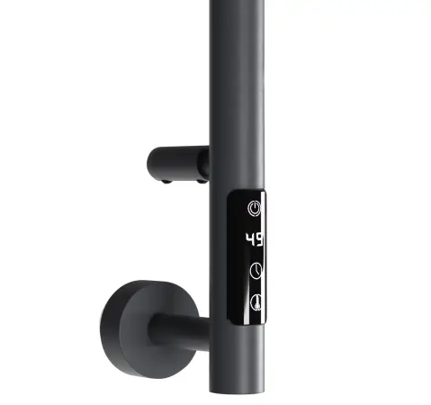 Полотенцесушитель с эл. нагревательным элементом, тип Е2. модель Ti#1 L.43х80.F6 (timer), графит - фото 3